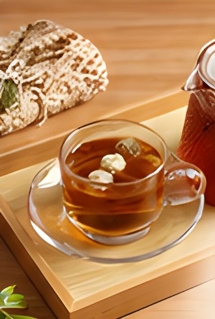 一杯花茶和一壺茶